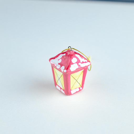 Фонарик розовый